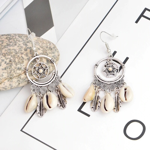 Bohemian Dream Catcher Earrings - Picture 4 of 4